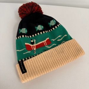 United By Blue Fishing Man in Canoe Fish & Oars Beanie